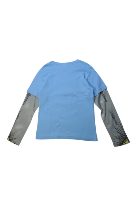 A Blue Long Sleeve T Shirts from City Threads in size 5T for boy. (Back View)