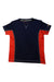 A Navy Short Sleeve T Shirts from Boden in size 5T for boy. (Front View)