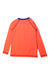 A Orange Rash Guards from Crewcuts in size 4T for boy. (Back View)