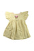 A Yellow Short Sleeve Dresses from Louise Misha in size 3T for girl. (Front View)
