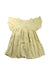 A Yellow Short Sleeve Dresses from Louise Misha in size 3T for girl. (Back View)