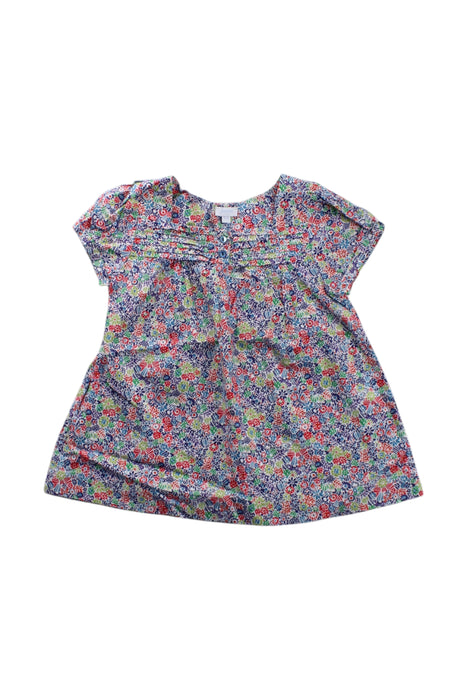 A Multicolour Short Sleeve Dresses from Jacadi in size 4T for girl. (Front View)