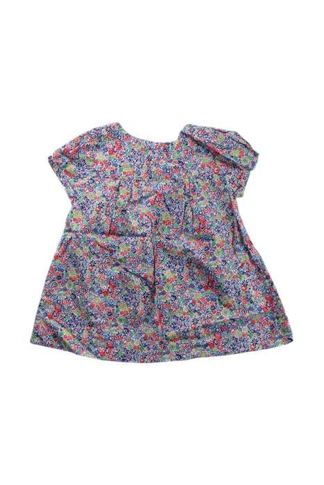 A Multicolour Short Sleeve Dresses from Jacadi in size 4T for girl. (Back View)