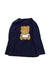 A Navy Long Sleeve T Shirts from Moschino in size 3T for neutral. (Back View)