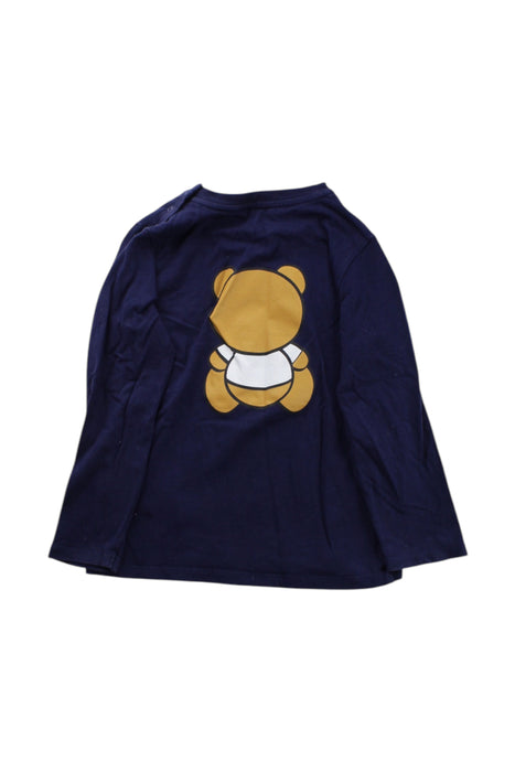 A Navy Long Sleeve T Shirts from Moschino in size 3T for neutral. (Back View)