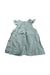 A Green Sleeveless Dresses from Louise Misha in size 4T for girl. (Back View)