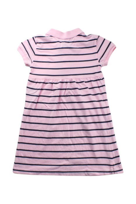 A Pink Short Sleeve Dresses from Ralph Lauren in size 4T for girl. (Back View)
