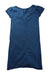 A Blue Short Sleeve Dresses from Excuse My French in size 4T for girl. (Back View)