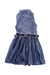 A Blue Sleeveless Dresses from Polo Ralph Lauren in size 4T for girl. (Back View)