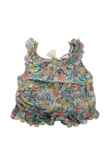 A Multicolour Sleeveless Tops from Louise Misha in size 3T for girl. (Front View)