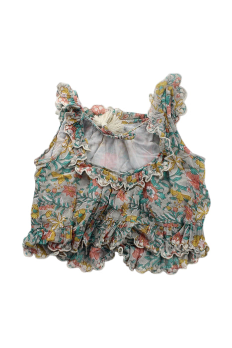 A Multicolour Sleeveless Tops from Louise Misha in size 3T for girl. (Back View)