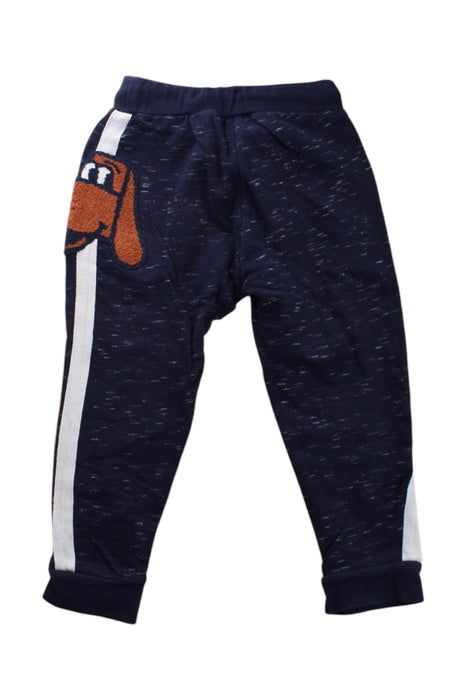 A Navy Sweatpants from Seed in size 3T for neutral. (Back View)