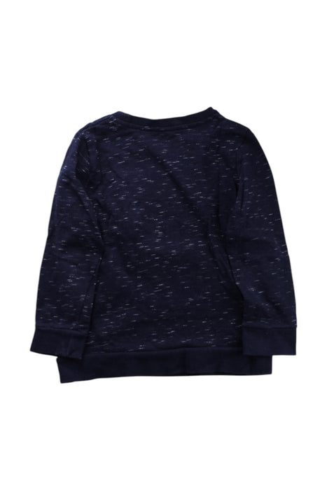 A Navy Sweatshirts from Seed in size 5T for neutral. (Back View)