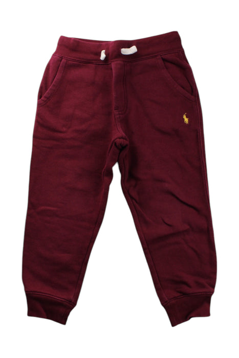 maroon polo sweatpants