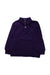 A Purple Long Sleeve Polos from Polo Ralph Lauren in size 4T for boy. (Front View)