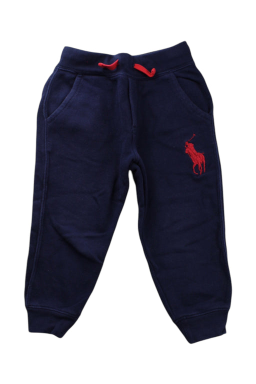 A Navy Sweatpants from Polo Ralph Lauren in size 3T for boy. (Front View)