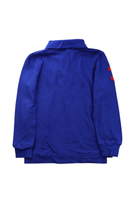 A Blue Long Sleeve Polos from Polo Ralph Lauren in size 4T for boy. (Back View)