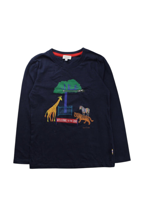 A Navy Long Sleeve Tops from Paul Smith in size 6T for neutral. (Front View)