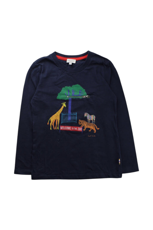 A Navy Long Sleeve Tops from Paul Smith in size 6T for neutral. (Front View)