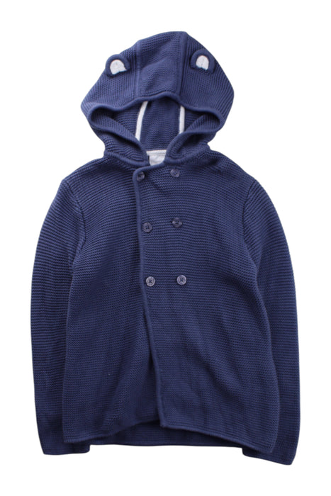 A Navy Coats from The Little White Company in size 5T for neutral. (Front View)