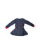A Navy Long Sleeve Dresses from Petit Bateau in size 8Y for girl. (Back View)