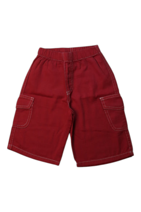 A Red Shorts from City Threads in size 4T for boy. (Front View)
