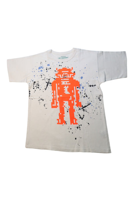 A White Short Sleeve T Shirts from Crewcuts in size 12Y for boy. (Front View)