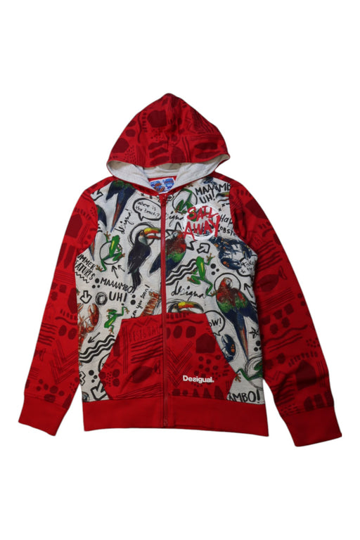 A Multicolour Zippered Sweatshirts from Desigual in size 11Y for boy. (Front View)