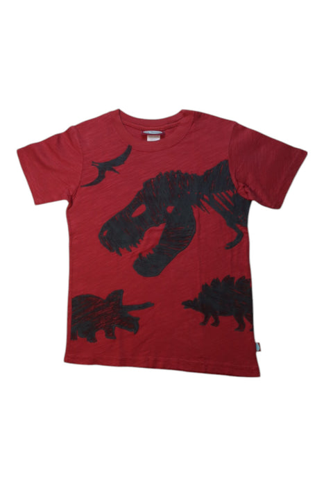 A Red Short Sleeve T Shirts from City Threads in size 5T for boy. (Front View)