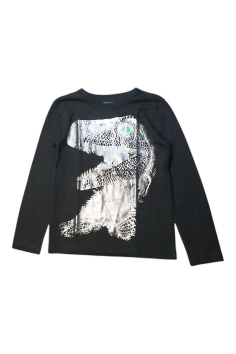 A Black Long Sleeve T Shirts from Crewcuts in size 5T for boy. (Front View)