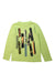 A Green Long Sleeve T Shirts from Crewcuts in size 4T for boy. (Front View)