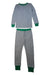 A Grey Pyjama Sets from Crewcuts in size 5T for boy. (Front View)