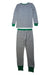 A Grey Pyjama Sets from Crewcuts in size 5T for boy. (Back View)