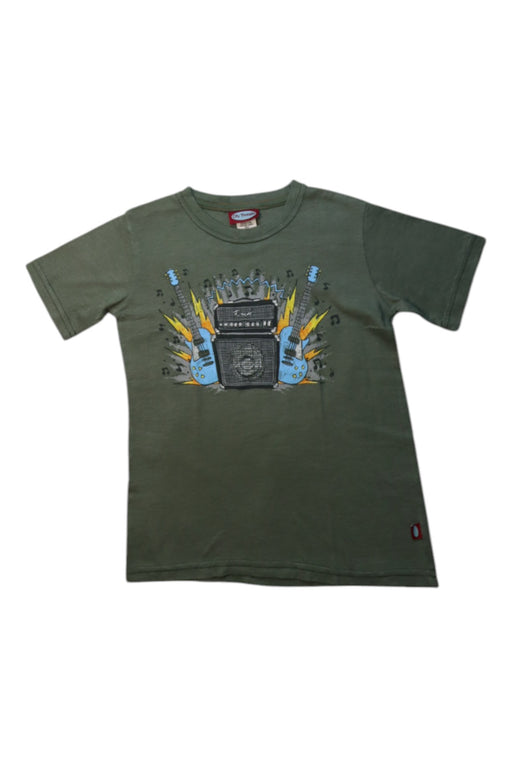 A Green Short Sleeve T Shirts from City Threads in size 5T for boy. (Front View)