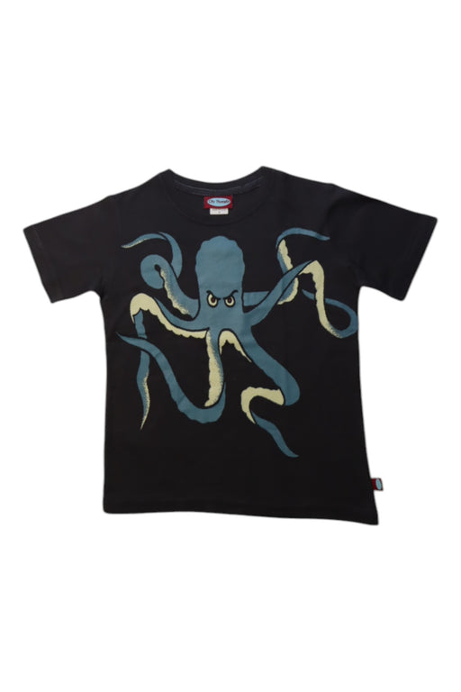 A Black Short Sleeve T Shirts from City Threads in size 4T for boy. (Front View)