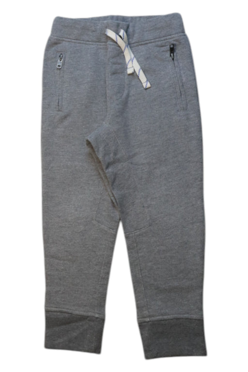 A Grey Sweatpants from Crewcuts in size 5T for boy. (Front View)