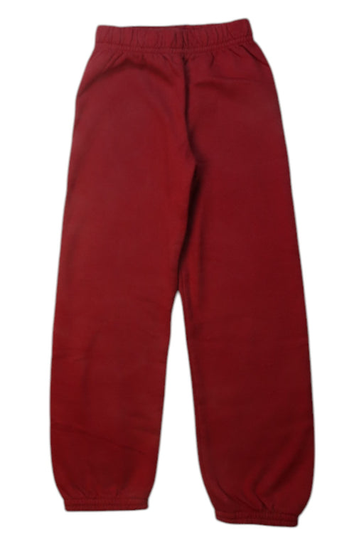 A Burgundy Sweatpants from City Threads in size 4T for boy. (Front View)