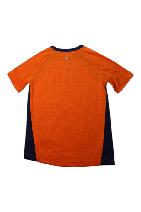 A Orange Short Sleeve T Shirts from Lands' End in size 8Y for boy. (Back View)