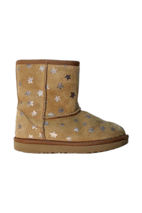 A Beige Winter Boots from UGG in size 5T for girl. (Front View)