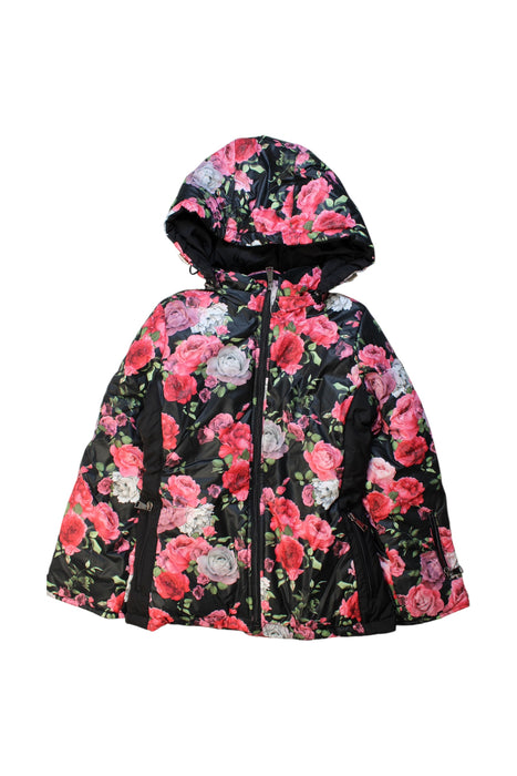 A Multicolour Puffer/Quilted Coats & Outerwear from Pilguni in size 7Y for girl. (Front View)