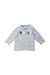 A Grey Long Sleeve T Shirts from Boss in size 6-12M for boy. (Front View)