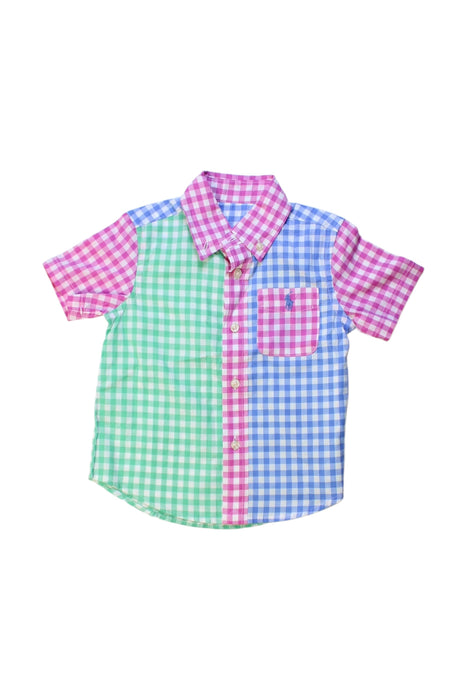 A Multicolour Short Sleeve Shirts from Ralph Lauren in size 6-12M for neutral. (Front View)