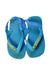 A Blue Flip Flops from Havaianas in size 12-18M for boy. (Back View)