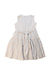 A Beige Sleeveless Dresses from Il Gufo in size 4T for girl. (Back View)