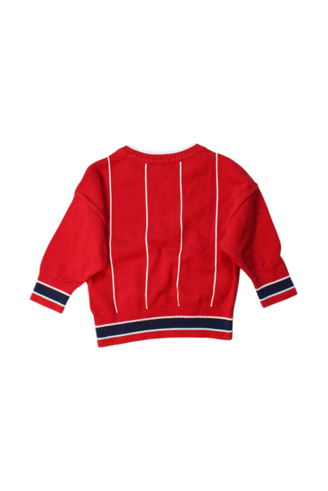 A Red Crewneck Sweatshirts from Ferrari in size 6-12M for boy. (Back View)