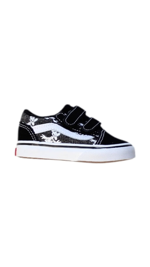 A Black Sneakers from Vans in size 12-18M for boy. (Front View)