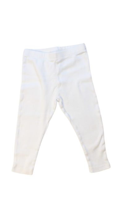 A White Leggings from Wilson & Frenchy in size 12-18M for girl. (Front View)