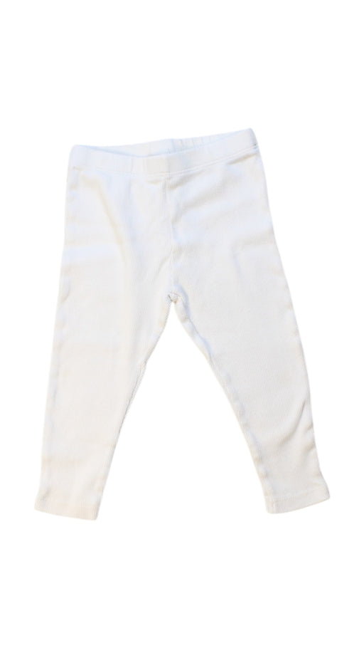 A White Leggings from Wilson & Frenchy in size 12-18M for girl. (Front View)