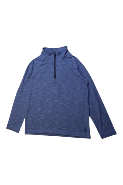 A Blue Long Sleeve Tops from Crewcuts in size 4T for boy. (Front View)