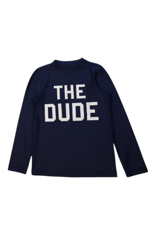 A Navy Long Sleeve T Shirts from Crewcuts in size 5T for boy. (Front View)